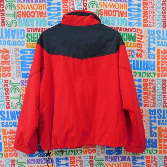 Vintage 80s East West Pullover Ski Jacket Size M Red Black Blue Anorak - Picture 5 of 5